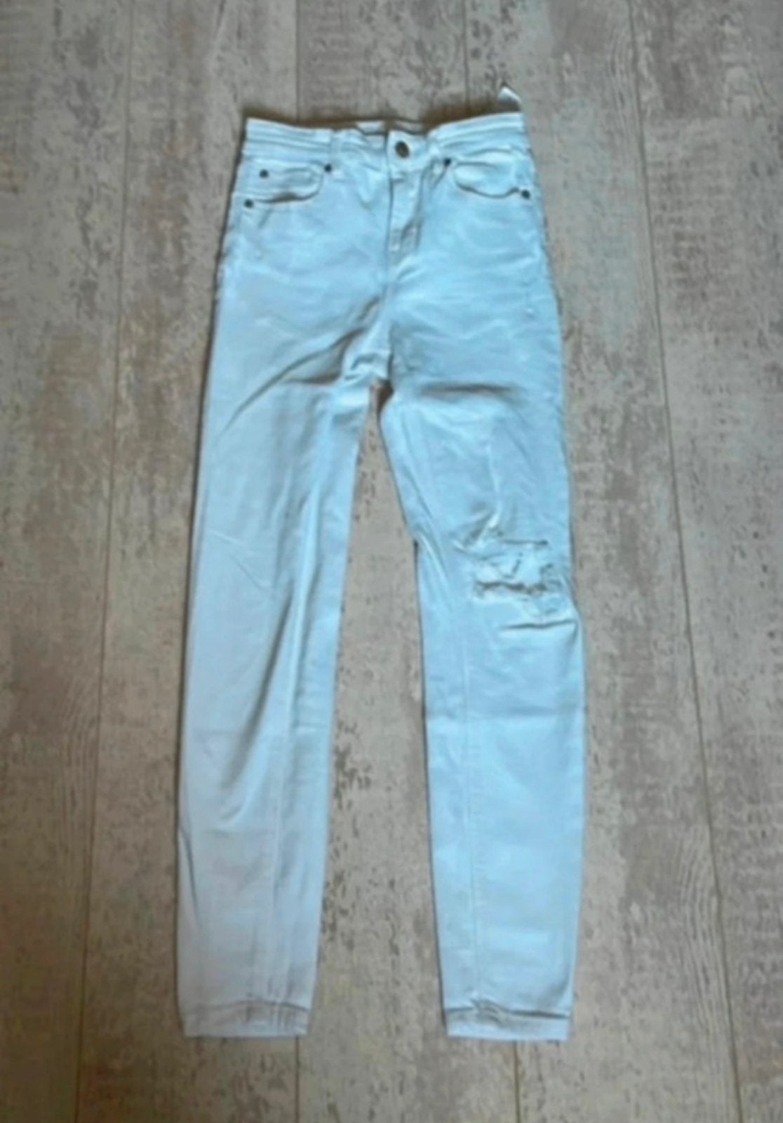 Stradivarius witte jeans maat 36, Ophalen of Verzenden, Gedragen, Wit, W28 - W29 (confectie 36)