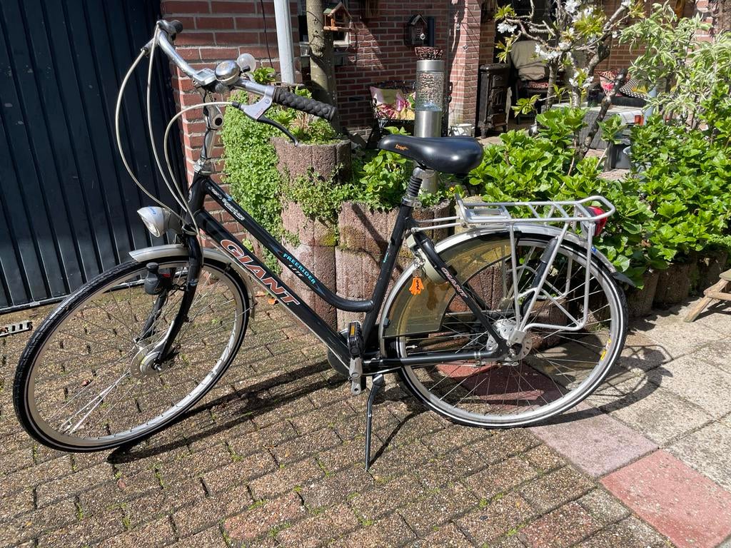 Giant Freerider Lite damesfiets, Fietsen en Brommers, Ophalen, Gebruikt, Velgrem, Versnellingen