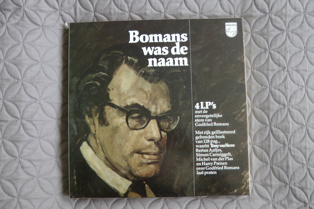 Unieke LP verzameling Godfried Bomans:  Bomans was de naam, Speciale editie, Boxset, Gebruikt, Cabaret of Kleinkunst