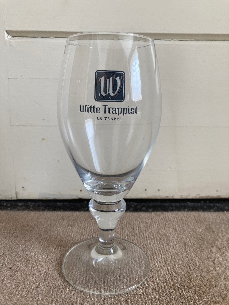 La Trappe oude Witte Trappist glas met verpakking NIEUW, Verzamelen, Biermerken, Ophalen, Nieuw, Glas of Glazen, La Trappe