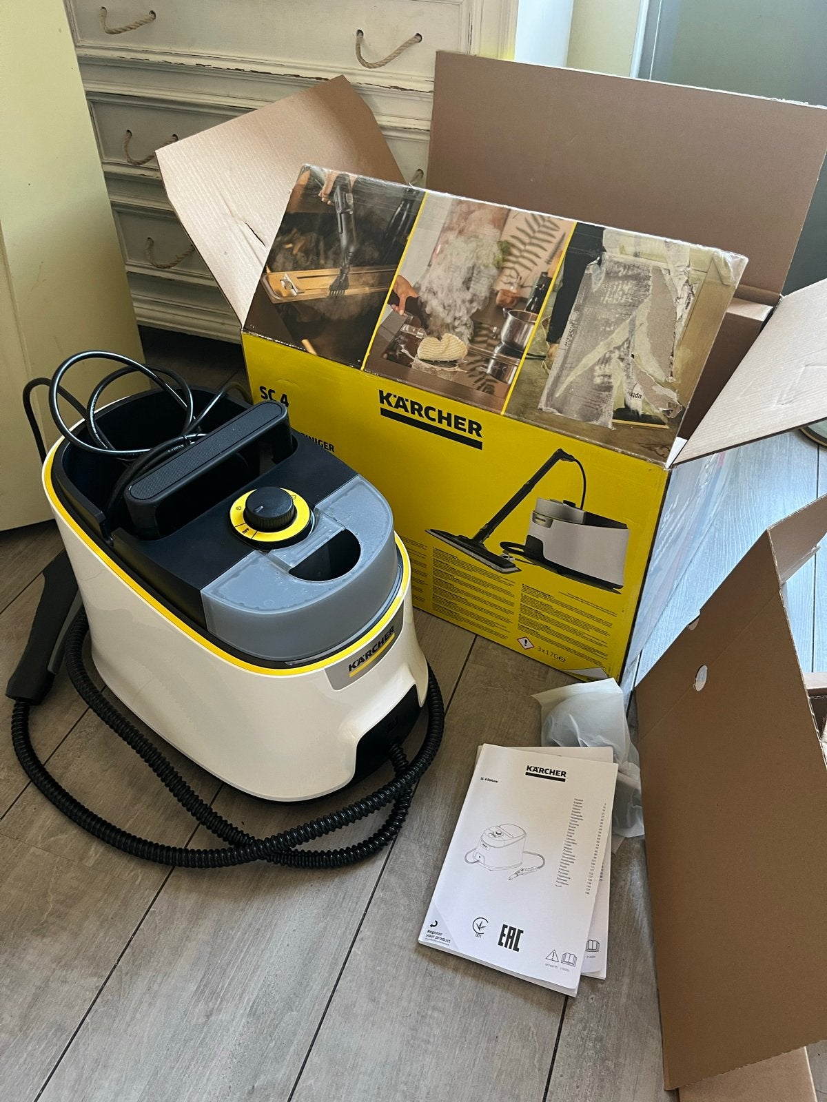 Kärcher SC 4 EasyFix Stoomreiniger - Zo goed als nieuw, Ophalen of Verzenden, Zo goed als nieuw