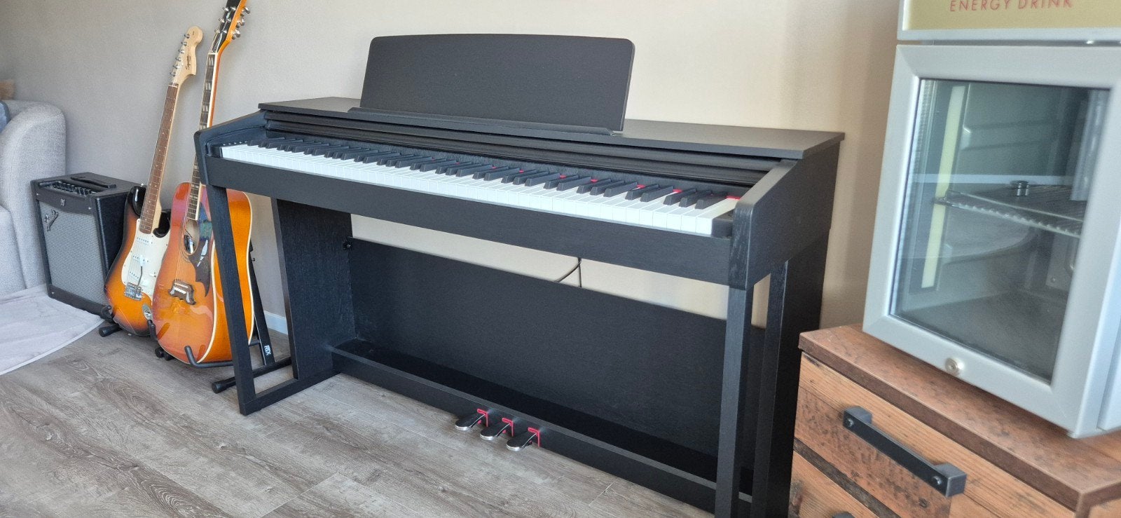 Digitale piano fazley, Ophalen, Zwart, Digitaal, Zo goed als nieuw