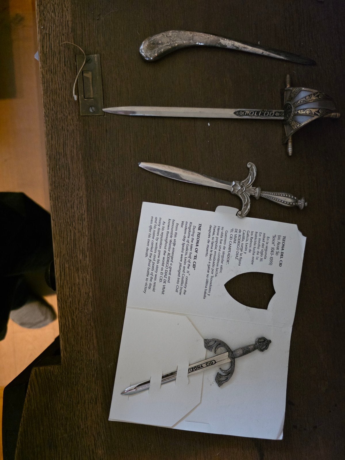 Miniatuur zwaarden en briefopeners - Decoratief, Verzamelen, Ophalen of Verzenden, Gebruikt