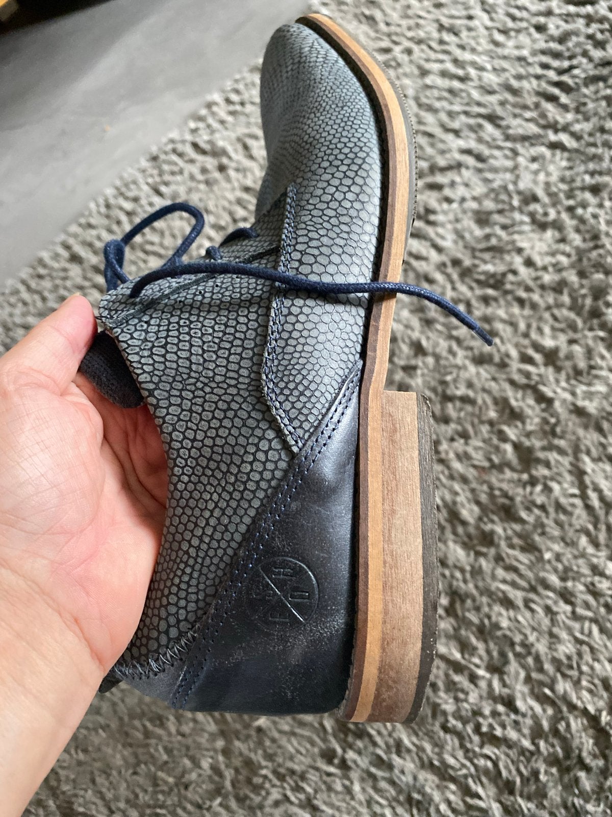 Bullboxer nette leren heren schoenen ,   maat 41 1x gedragen, Ophalen, Zo goed als nieuw, Overige kleuren, Sneakers of Gympen