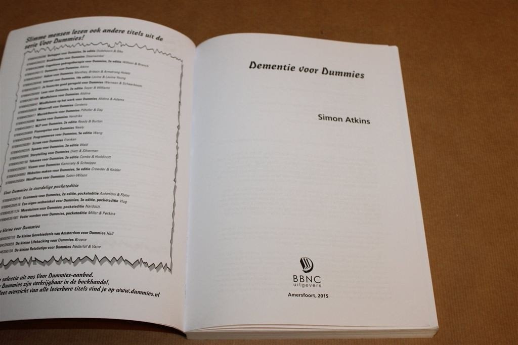 Dementie voor Dummies — Medisch & Praktisch voor Gezin, Ophalen of Verzenden, Gelezen