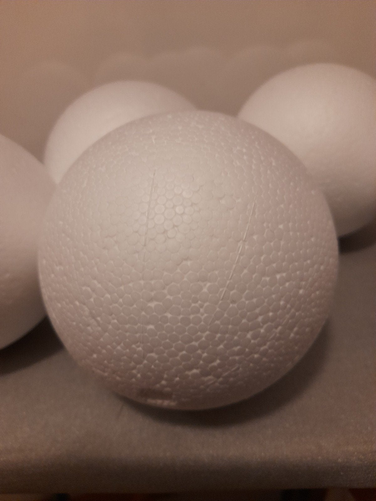 6 Piepschuim Ballen - 12cm Doorsnee voor Knutselen, Ophalen, Nieuw