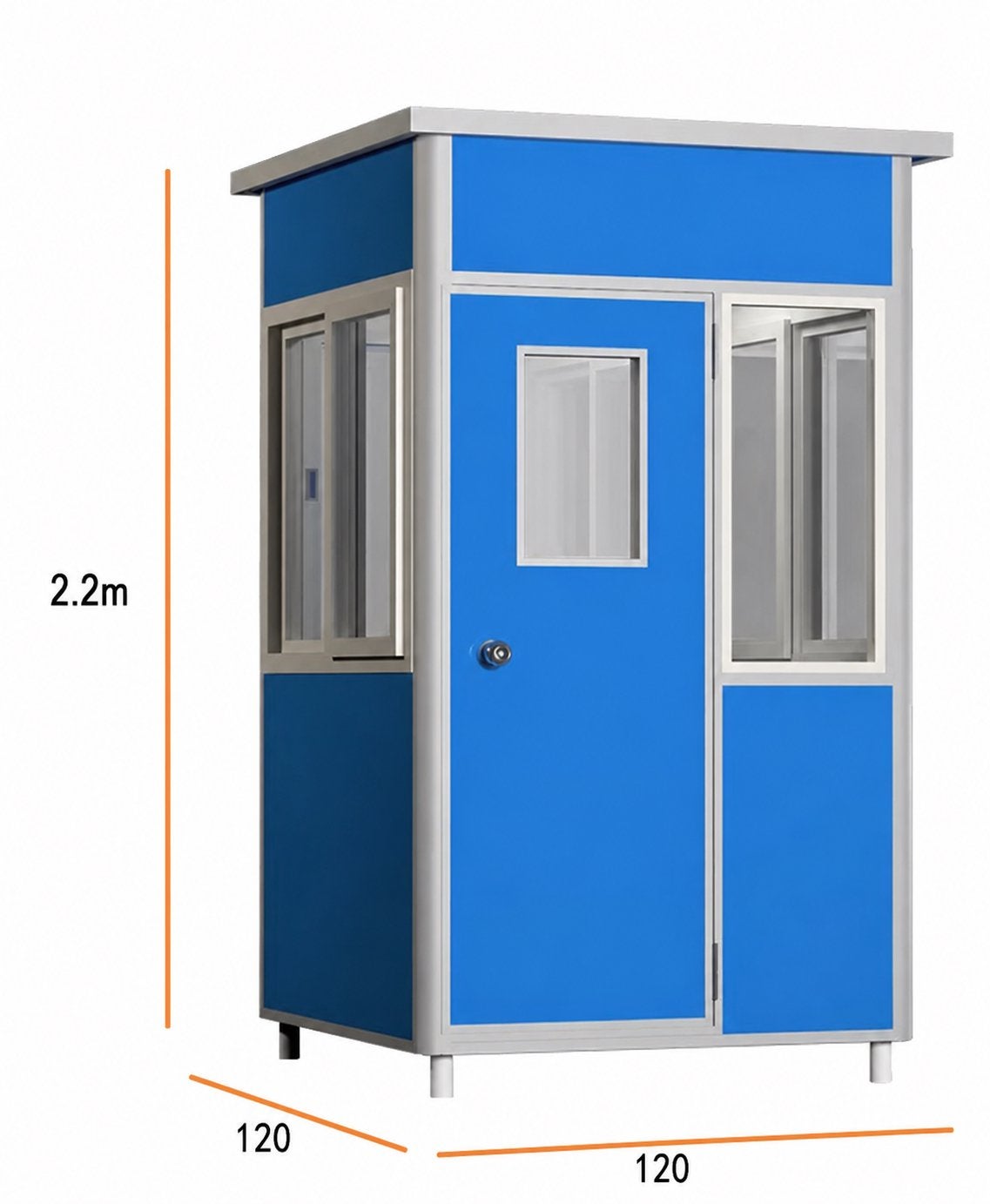 Bewakingshuisje / Kantoorunit – Nieuw 120  120  220 cm, Tuin en Terras, Tuinhuizen, Ophalen