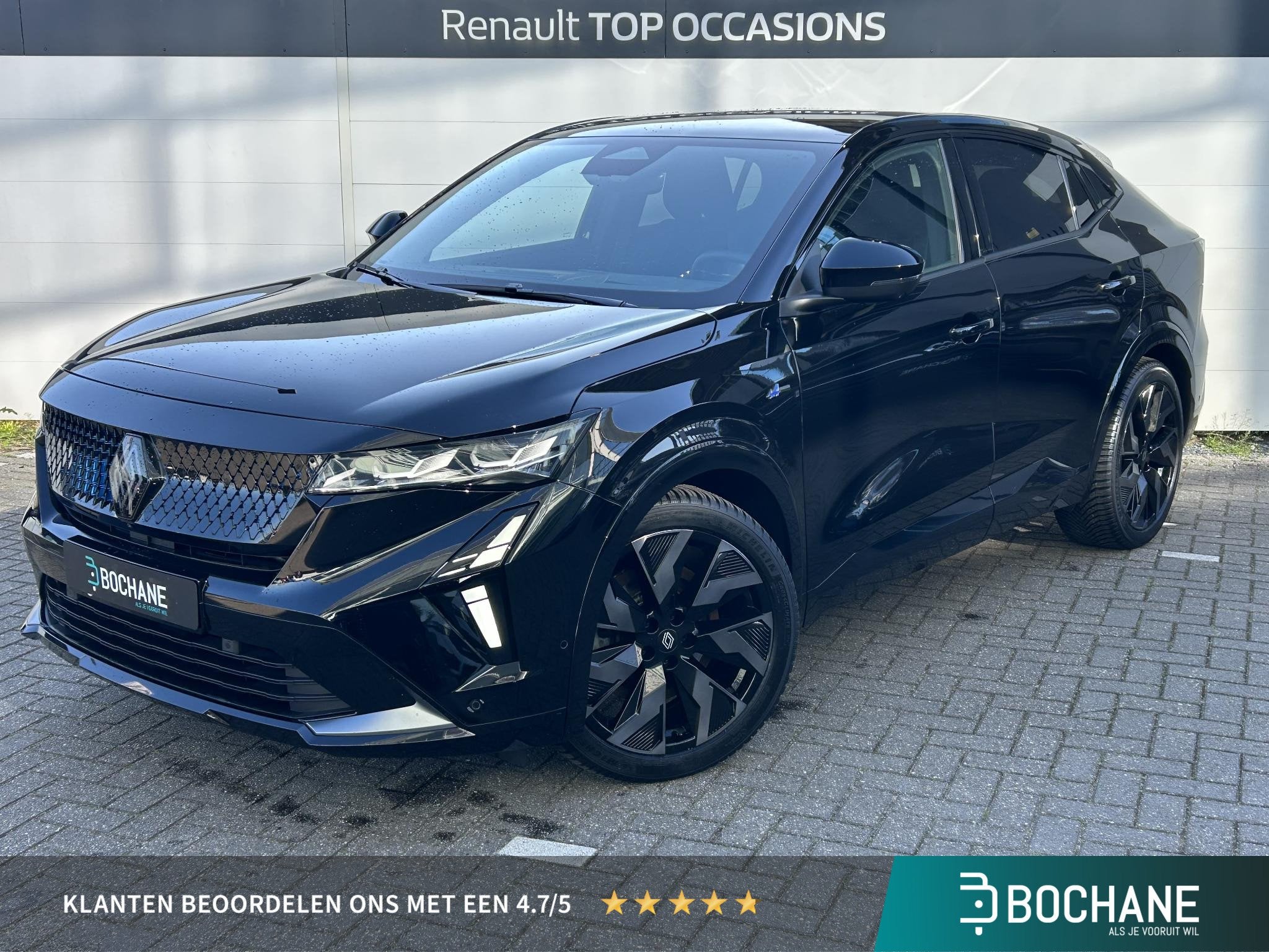 Renault Rafale 1.2 E-Tech full hybrid 200 esprit Alpine | Na, Auto's, Renault, Gebruikt, 1199 cc, Zwart, Bedrijf