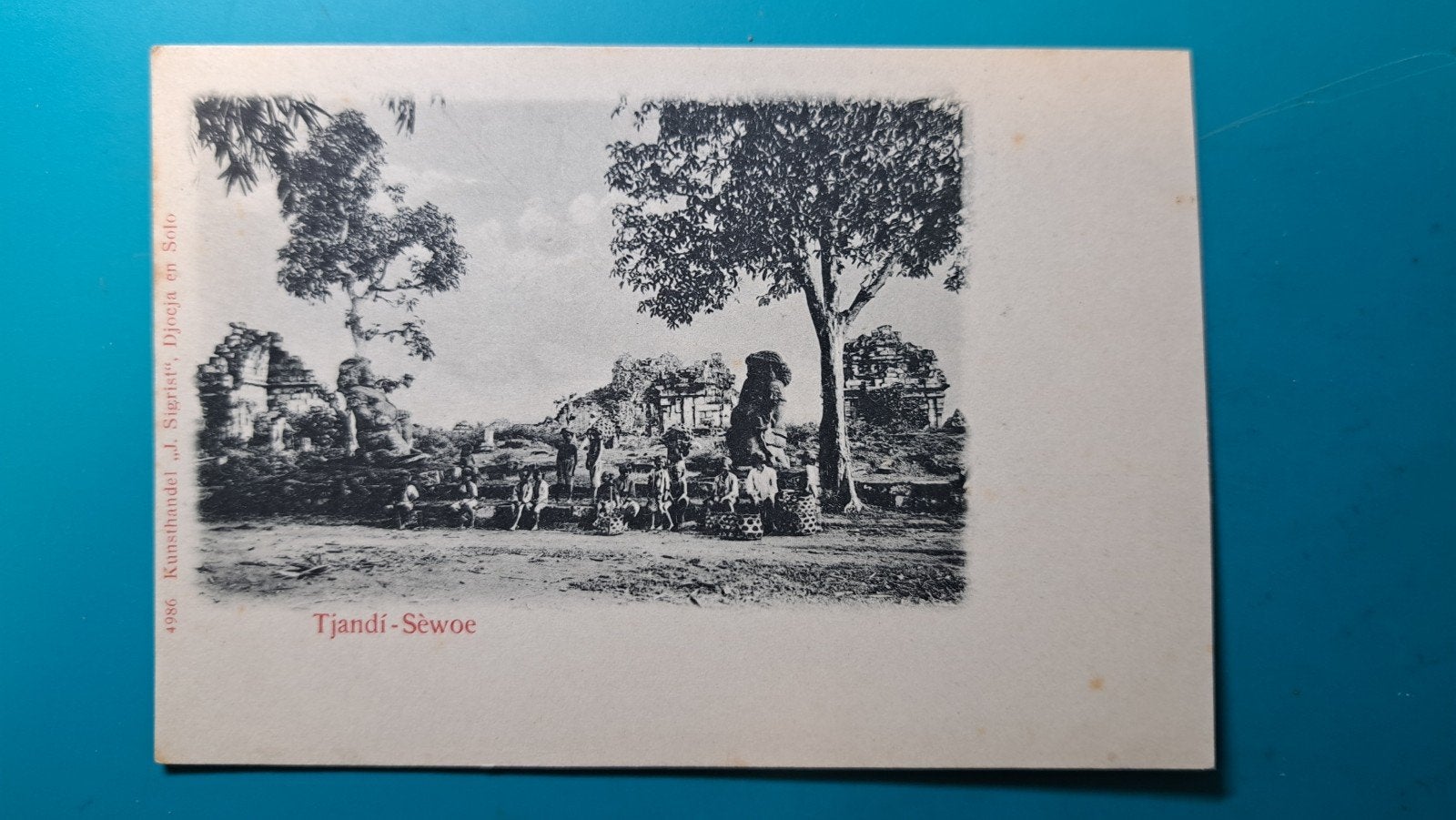 Indonesië Java Tjandi-Sèwoe,  ruïne, Ophalen of Verzenden, Voor 1920, Ongelopen, Buiten Europa