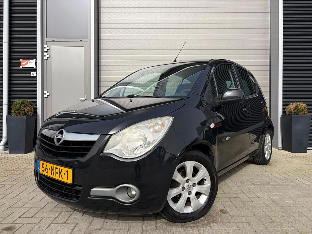 Opel Agila 1.0 Edition/110.000 NAP/Airco/Lichtmetaal/, Stof, Zwart, Origineel Nederlands, Bedrijf
