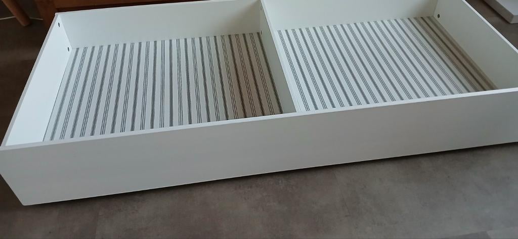 Bedlade Hemnes Ikea, Huis en Inrichting, Ophalen, Wit, Hout