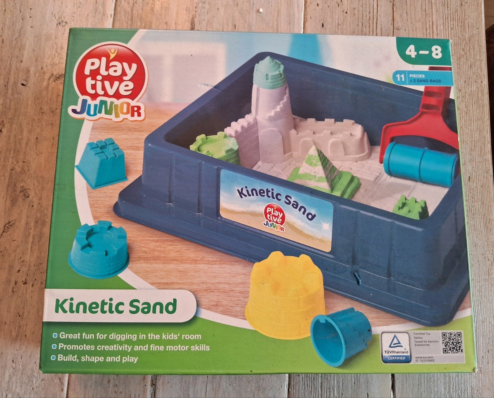 Kinetic Sand speelset met zand en vormpjes, Ophalen of Verzenden, Zo goed als nieuw, Overige typen