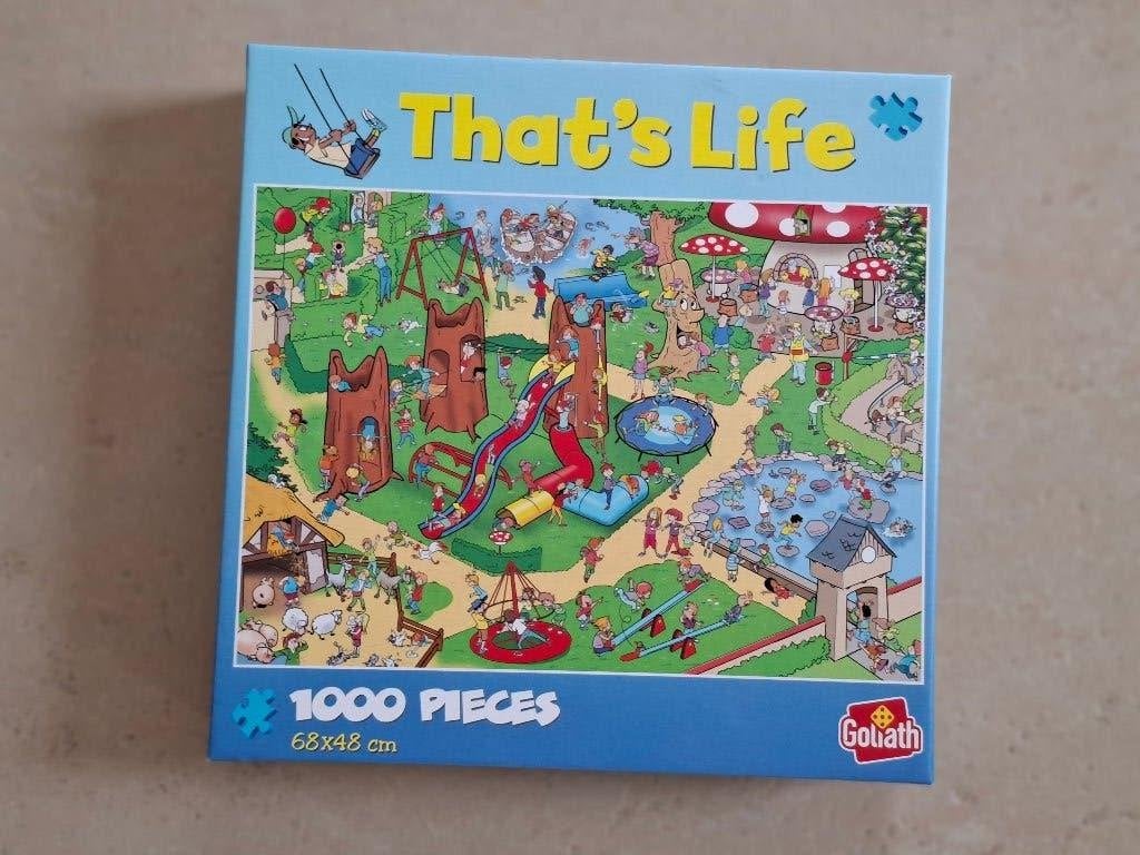 That's Life puzzel 1000 stukjes, Ophalen of Verzenden, 500 t/m 1500 stukjes, Zo goed als nieuw, Legpuzzel