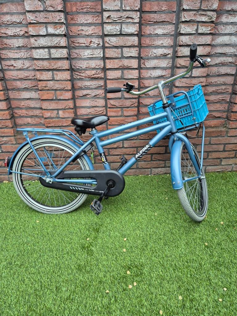 Alpina Cargo fiets met mand - 20 inch, Terugtraprem, (Extra) lage instap, Zo goed als nieuw, 50 tot 53 cm