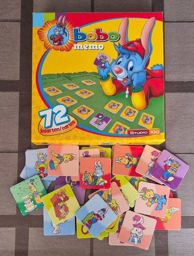 Bobo memory, Ophalen, Gebruikt, Jongen of Meisje