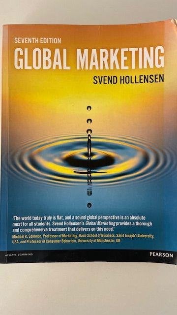 Te Koop studieboek Global Marketing, Boeken, Ophalen of Verzenden, Beta, Zo goed als nieuw, HBO
