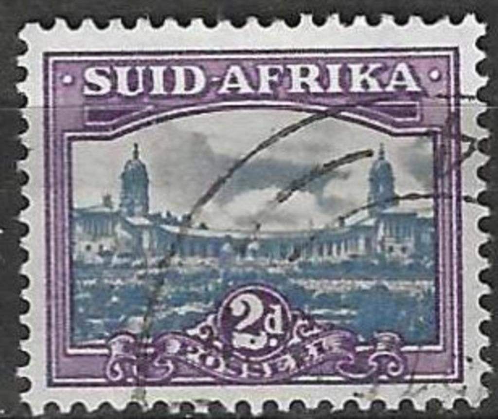 Zuid-Afrika 1950 - Yvert 183 - Gebouw van de Unie (ST), Verzenden, Zuid-Afrika, Gestempeld