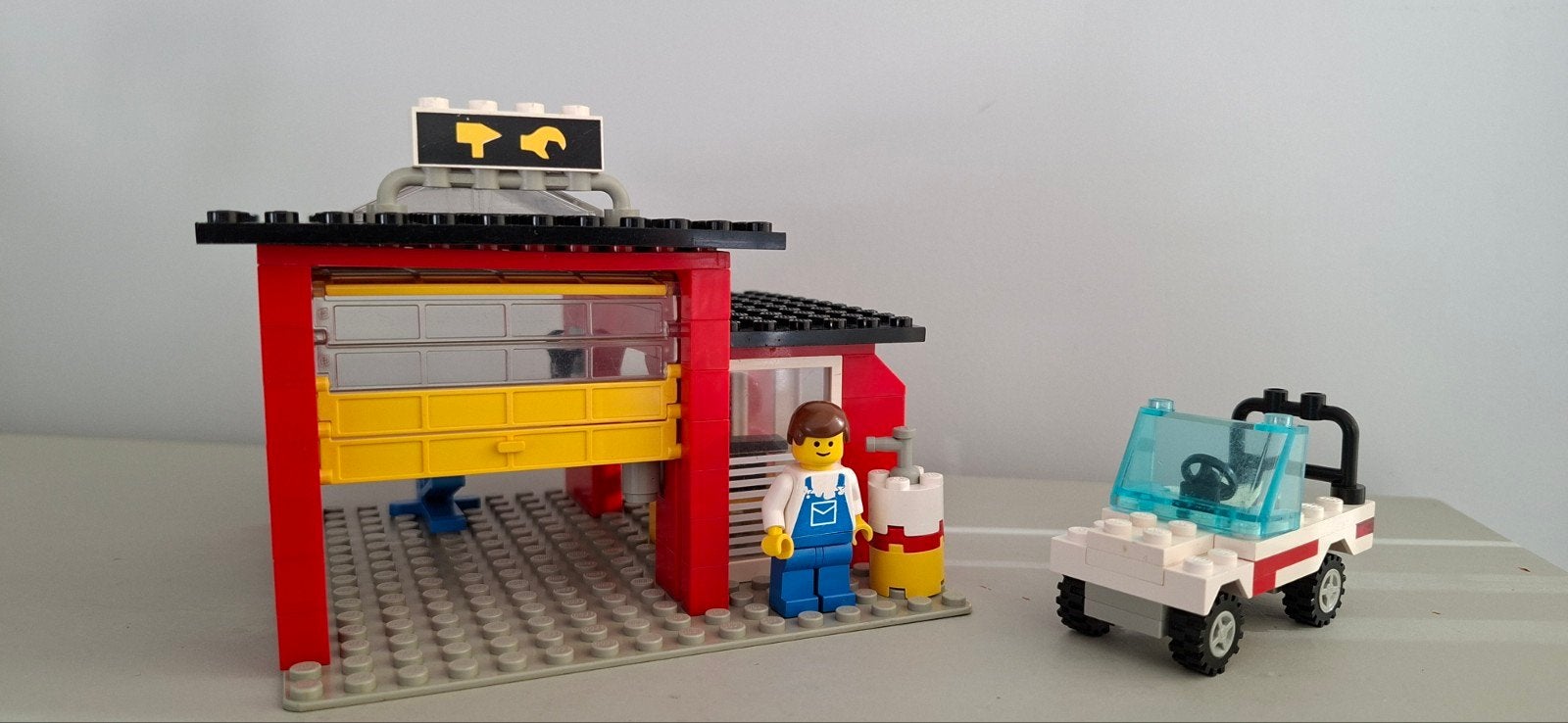 Lego Legoland set 6369 garage, Kinderen en Baby's, Speelgoed | Duplo en Lego, Compleet, Gebruikt, Lego, Ophalen of Verzenden