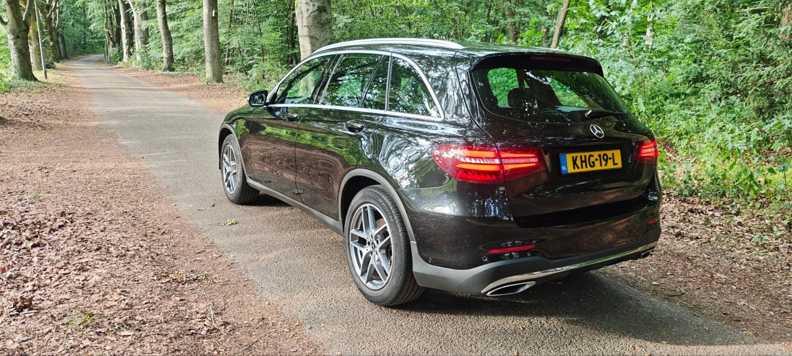Mercedes-Benz GLC 250 211pk 4MATIC 9G-TRONIC 2017 Zwart, Auto's, Mercedes-Benz, Particulier, GLC, Benzine, SUV of Terreinwagen