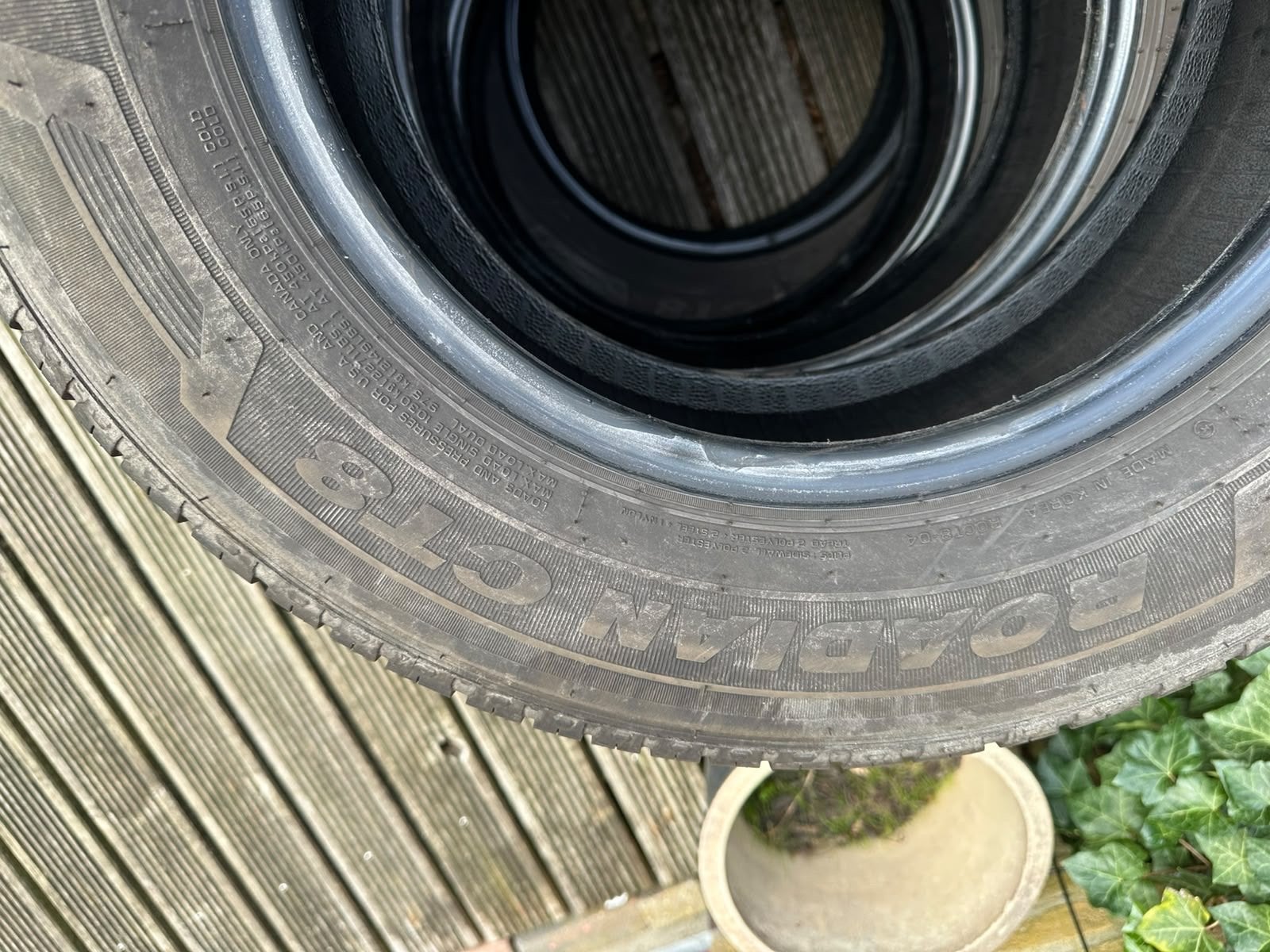 4x Nexen Roadian CT8 215/70R15C zomerbanden, Ophalen, Gebruikt
