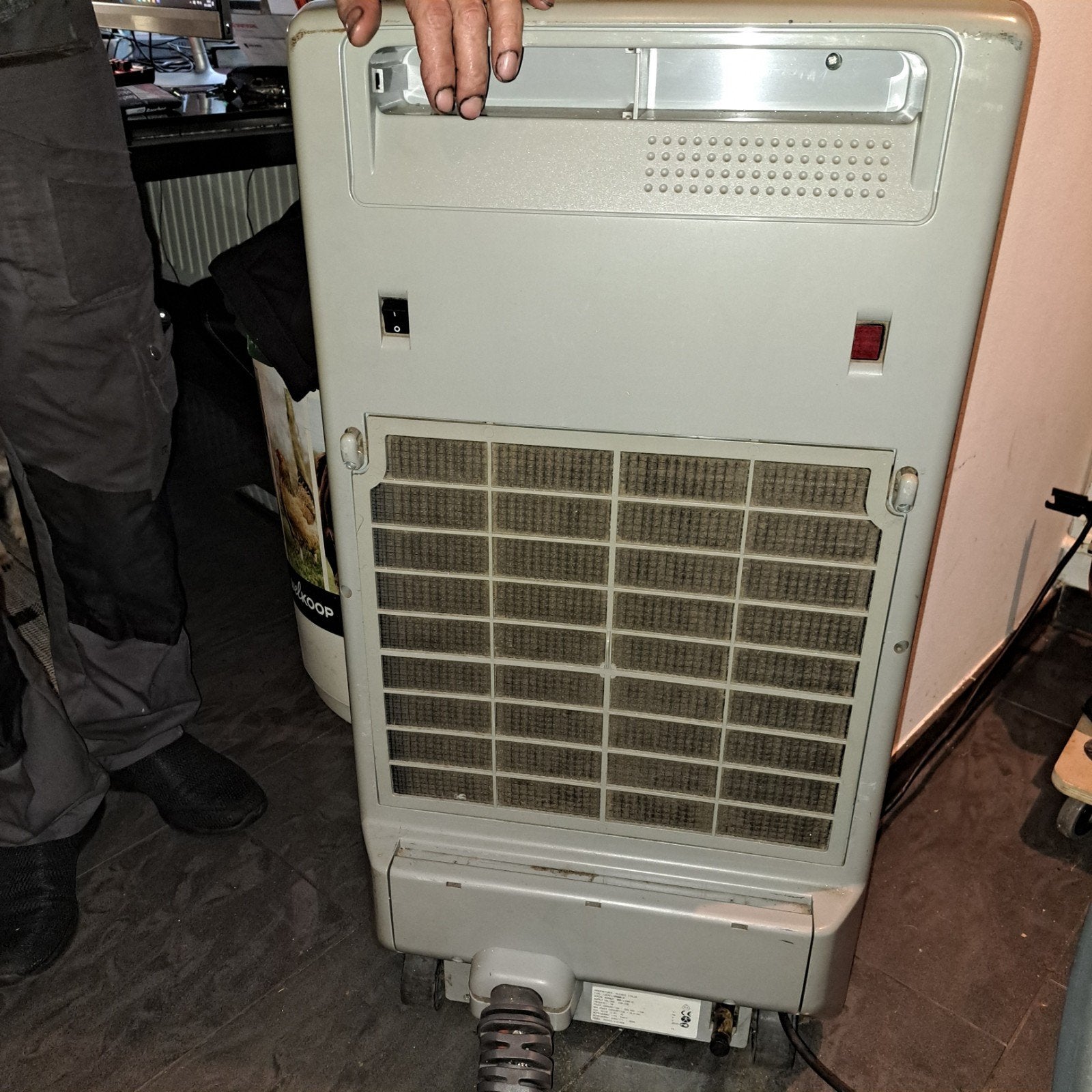 Mizushi Italia Mobiele Airco - Krachtige Koeling, Gebruikt, Minder dan 60 m³, Ophalen of Verzenden, Koelen en Ontvochtigen