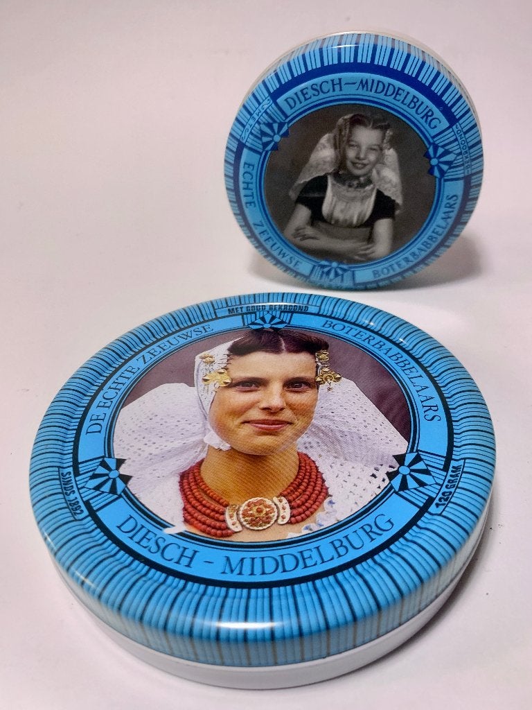 Vintage Blikken Diesch Middelburg Zeeuwse Boterbabbelaars