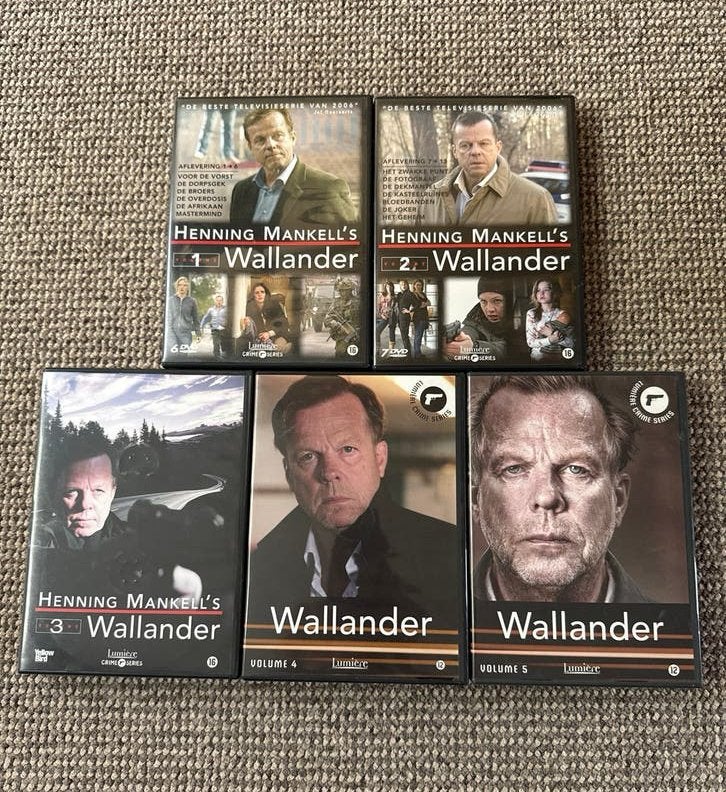Wallander DVD Boxset - Complete Serie, seizoen 1 t/m 5, NLO, Engels, Vanaf 16 jaar, Nederlands, Ophalen of Verzenden