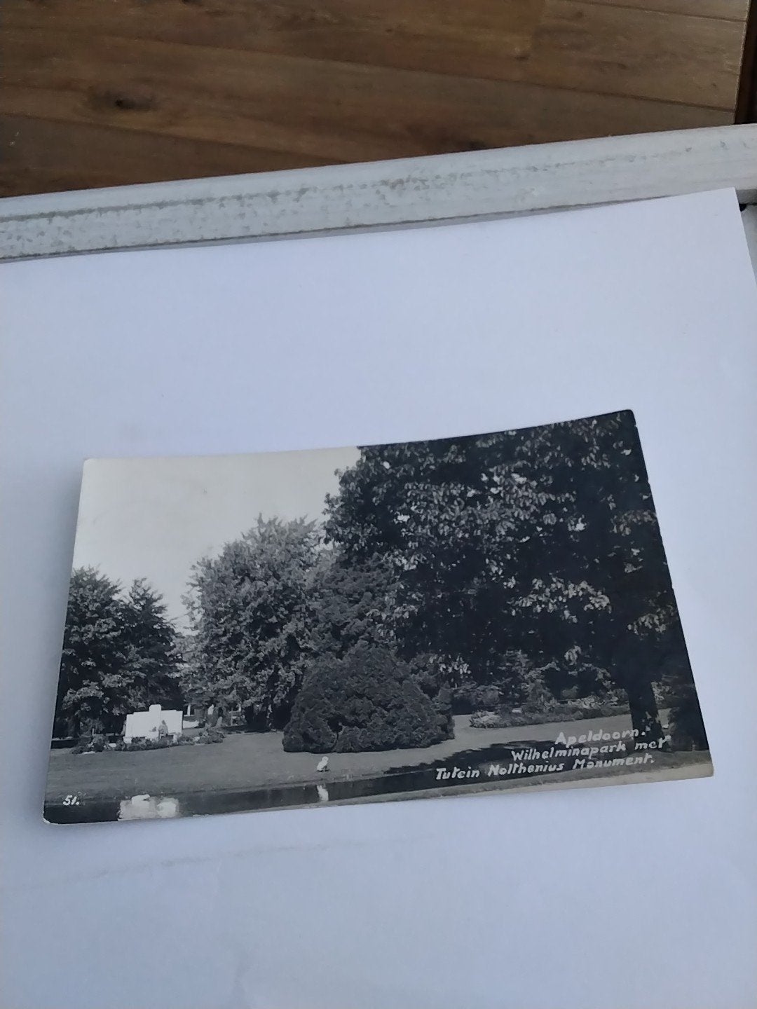 Oude ansichtkaart Apeldoorn Wilhelminapark 1923, Ophalen of Verzenden, Voor 1920, Gelopen, Gelderland
