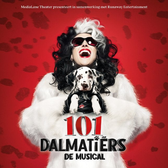 Prachtige 1e Rang tickets Musical 101 Dalmatiërs Almere, Tickets en Kaartjes, Drie personen of meer, November, Arrangement