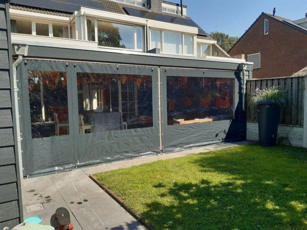 Verandazeil op maat gemaakt, Ophalen, Kunststof, Nieuw, 200 cm of meer