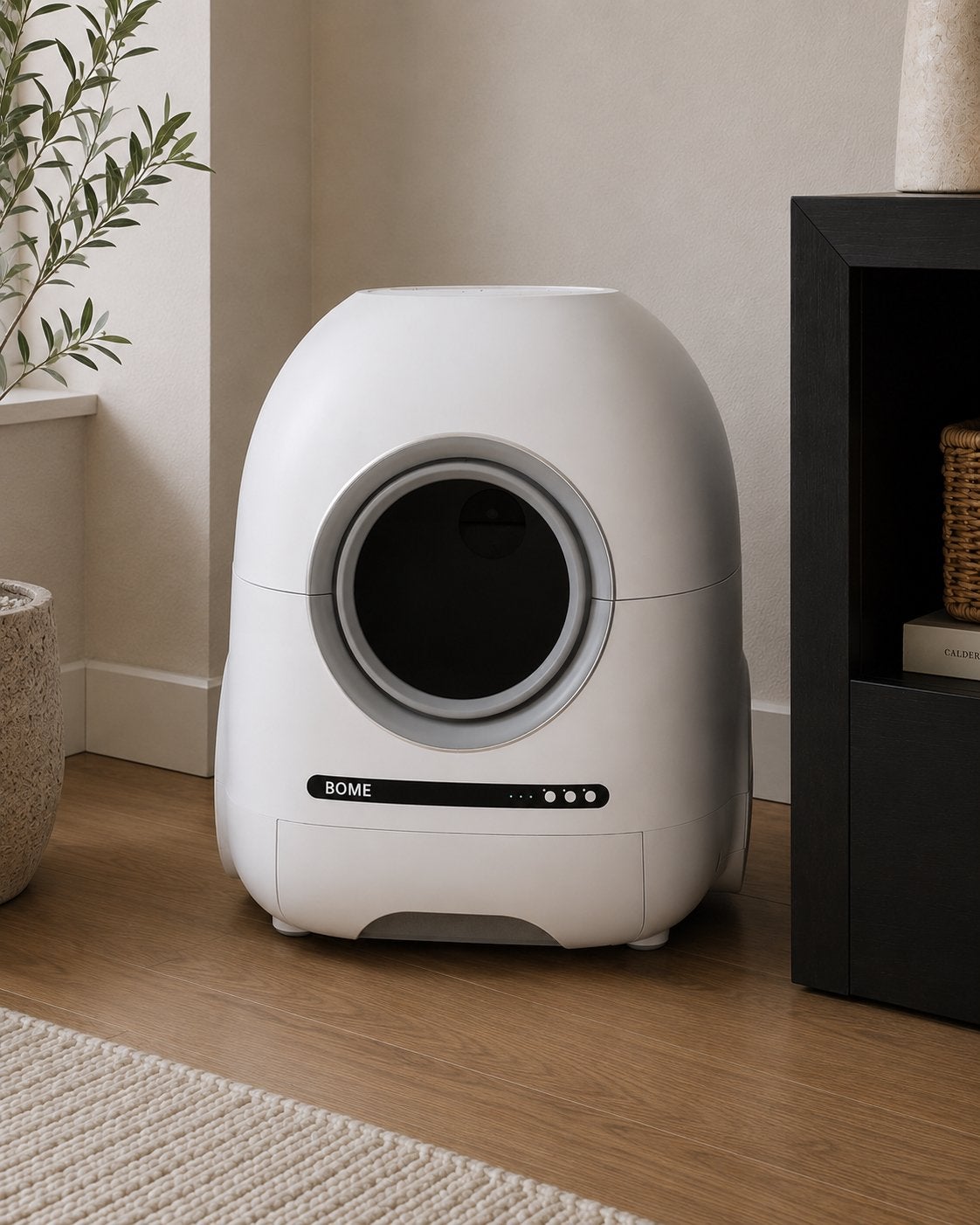 Automatische kattenbak BOME, Dieren en Toebehoren, Kattenbakken, Ophalen of Verzenden, Zelfreinigend, Zo goed als nieuw, Gesloten