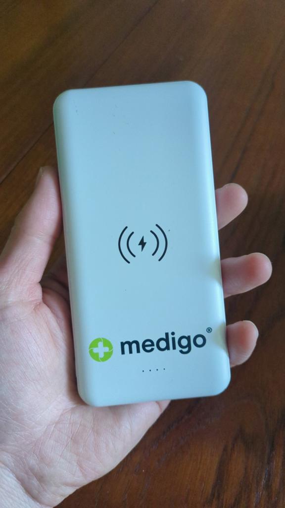 Medigo Powerbank Elite 8000mAh Draadloze Oplader Nieuw, Ophalen of Verzenden, Nieuw, Medigo