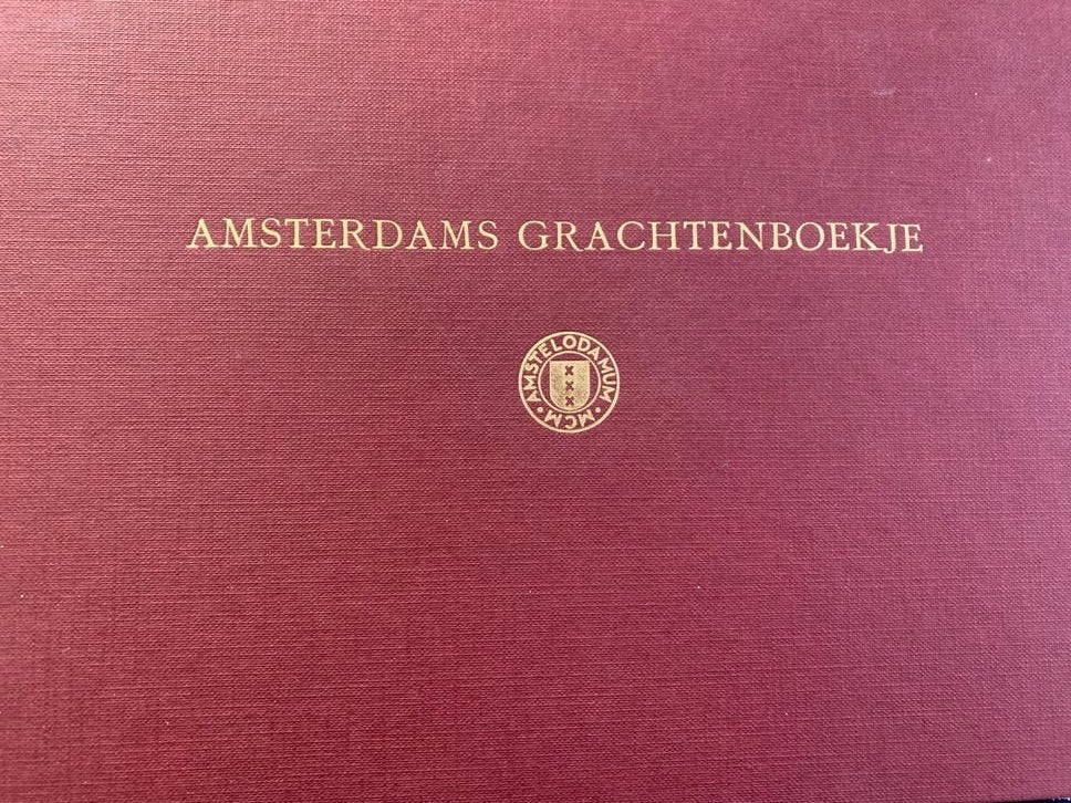 Amsterdams Grachtenboekje - 17e Eeuwse Plaatwerken, Ophalen of Verzenden, 20e eeuw of later, Zo goed als nieuw