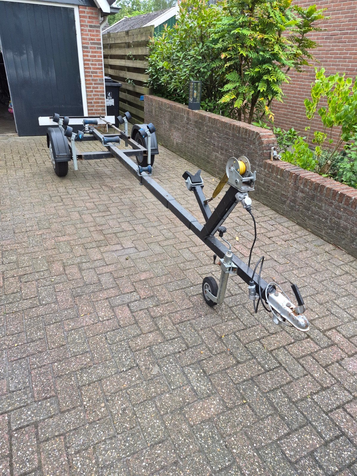 Boot trailer  boottrailer gebruiksklaar nette staat, Watersport en Boten, Speedboten, Gebruikt, Overige merken, Benzine, Minder dan 70 pk