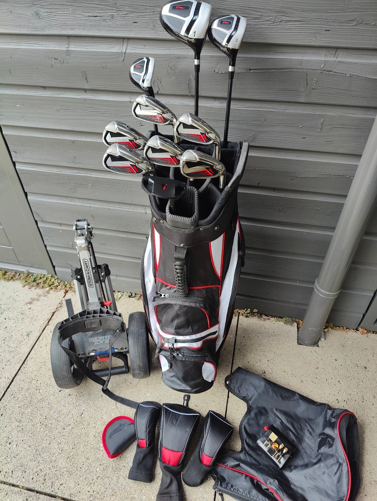 Complete MODERNE golfset dames als NIEUW+ TROLLEY, Ophalen of Verzenden, Zo goed als nieuw, Set, Overige merken