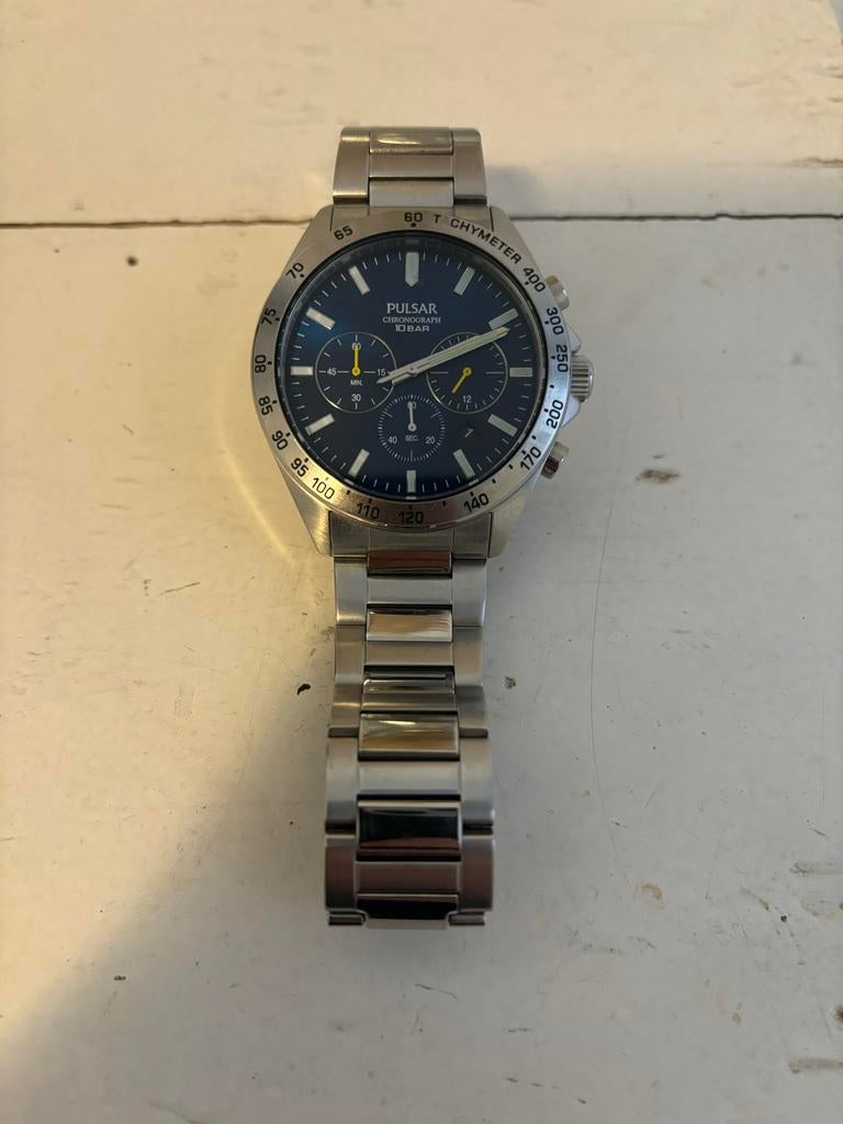 Pulsar horloge - Gebruikt, nette staat, Overige merken, Staal, Polshorloge, Ophalen of Verzenden
