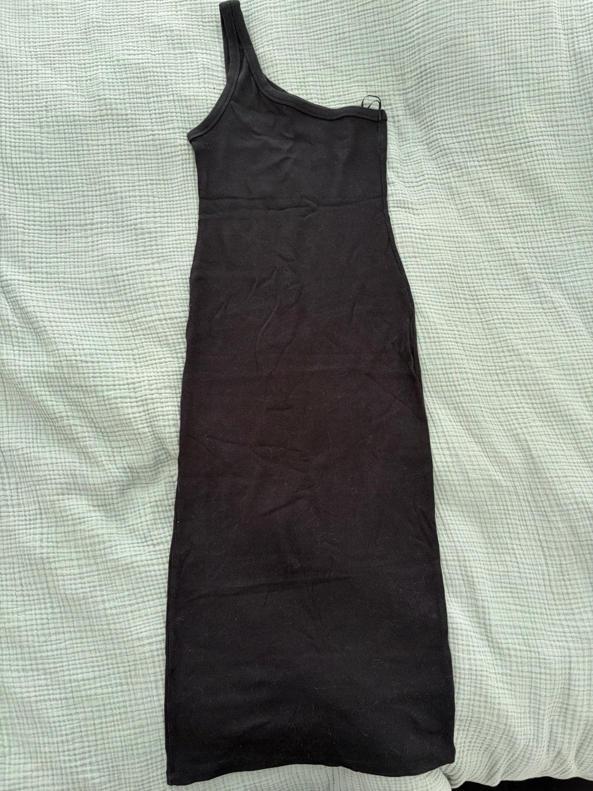 One shoulder dress Zara maat M zwart, Kleding | Dames, Jurken, Maat 38/40 (M), Zwart, Ophalen of Verzenden, Zo goed als nieuw