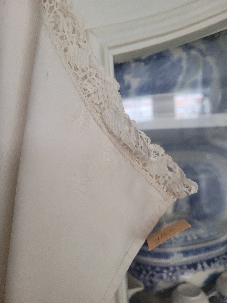 Antiek Frans katoenen nachthemd, Antiek en Kunst, Ophalen of Verzenden, Dames