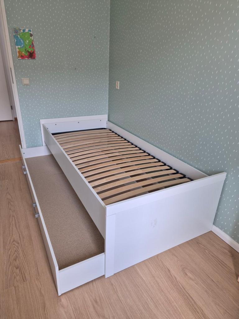 Kinderbed set (90 x 200cm), Ophalen, Gebruikt, 90 cm, Eenpersoons