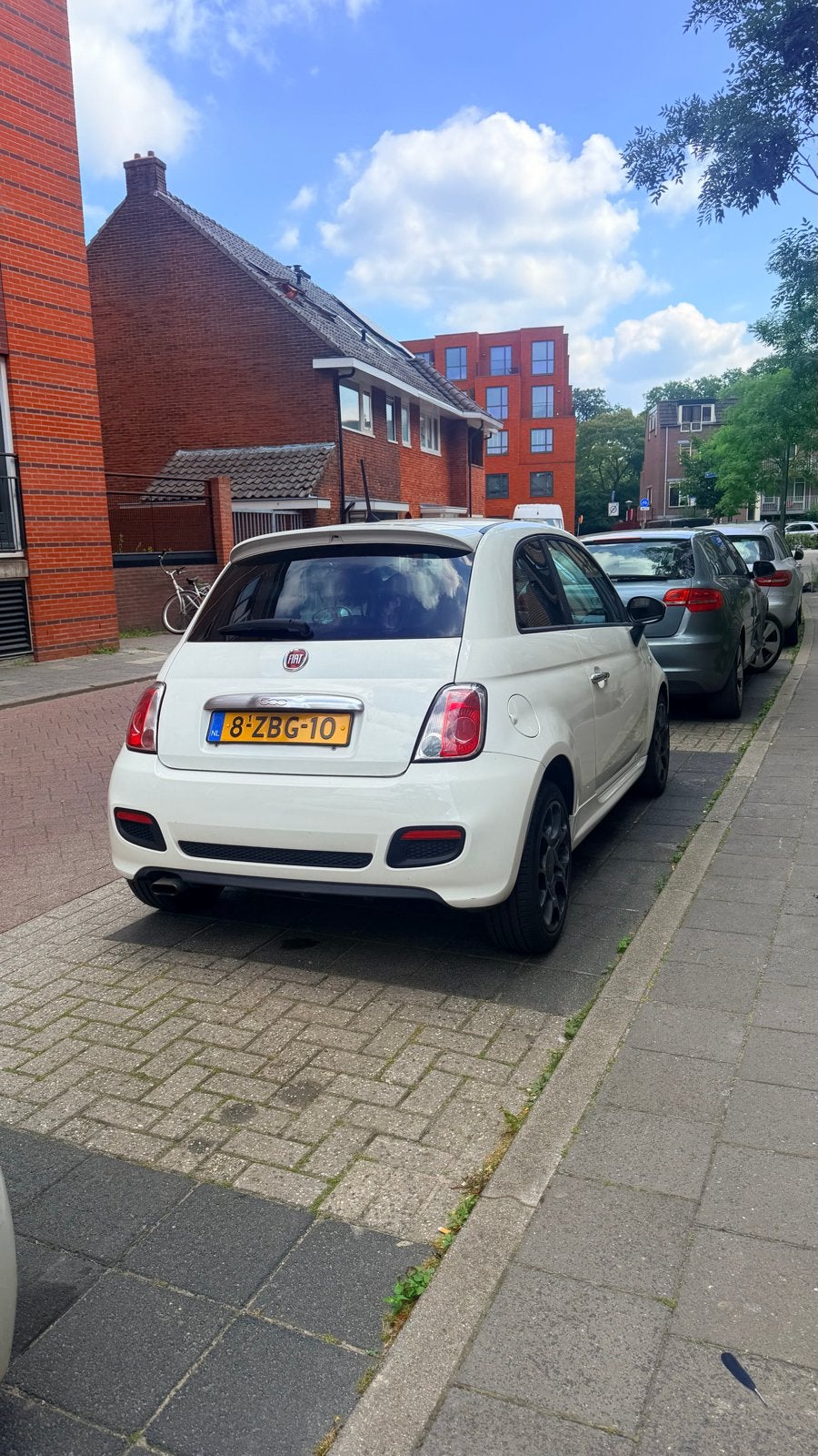 Fiat 500 0.9 Twinair C 2014 Wit sport, Voorwielaandrijving, 31 €/maand, Origineel Nederlands, Handgeschakeld