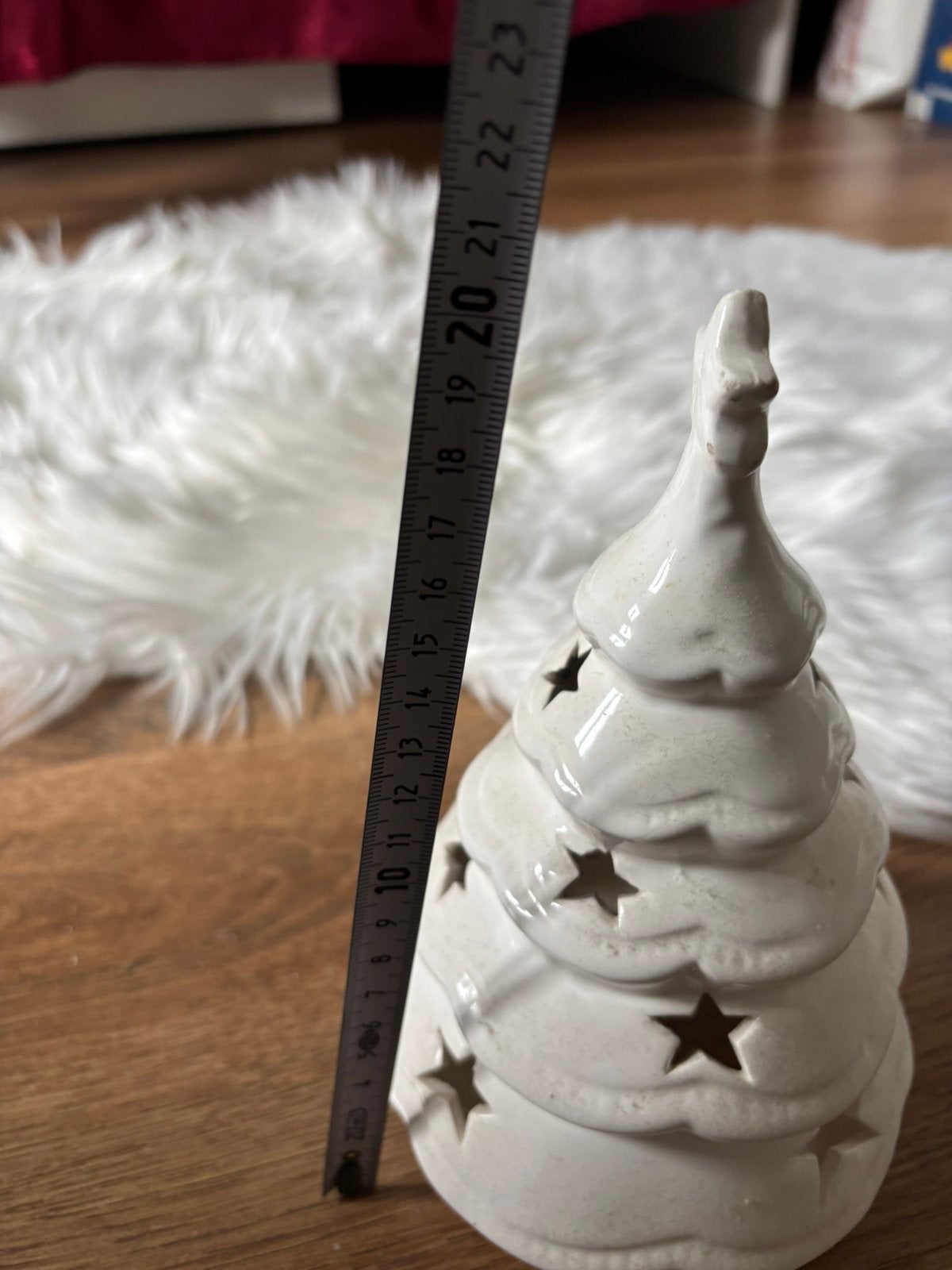 Kerstboom waxinelichtje, Ophalen of Verzenden, Zo goed als nieuw
