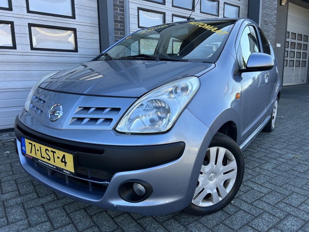 Nissan Pixo 1.0 Acenta AUTOMAAT Airco Rijdt Super!, Euro 5, Stof, Gebruikt, 4 stoelen