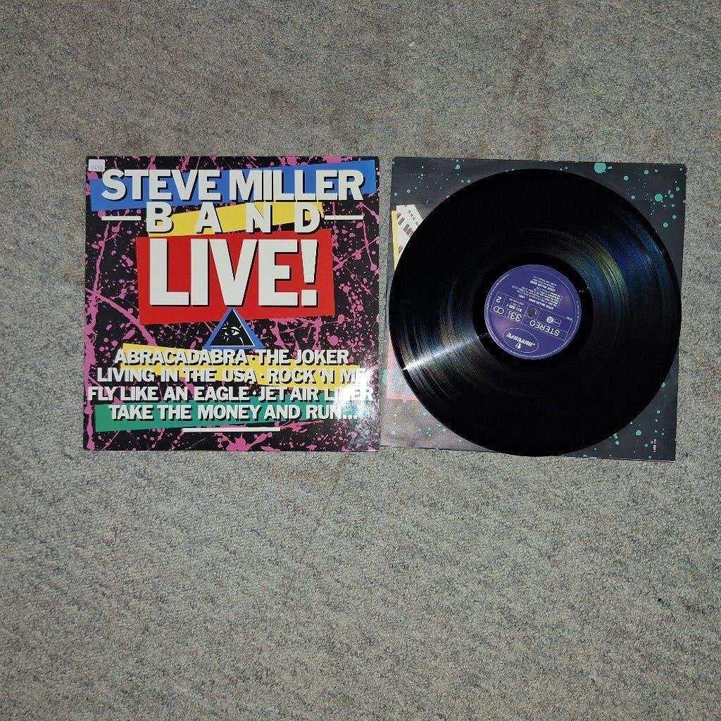 steve miller band - live, Cd's en Dvd's, Ophalen of Verzenden, Zo goed als nieuw, 12 inch, Poprock