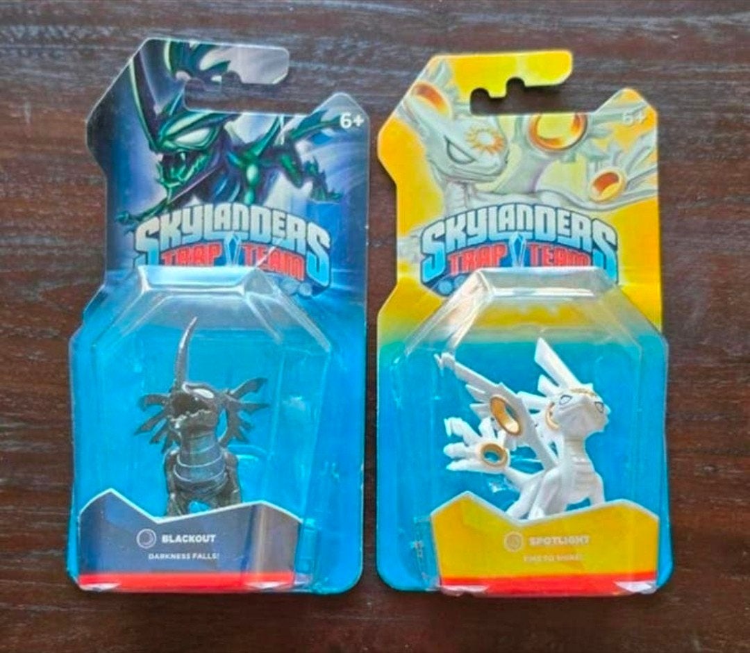 Skylanders trap team blackout en spotlight, Avontuur en Actie, 2 spelers, Ophalen of Verzenden, Zo goed als nieuw