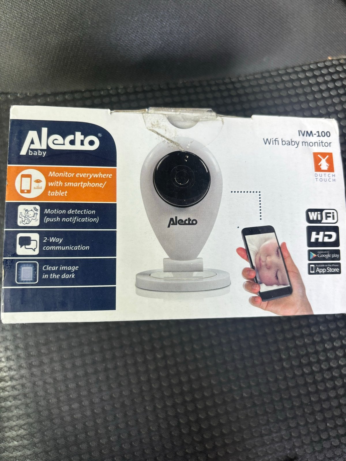 Alecto IVM-100 IP Camera of Wifi Babyfoon NIEUW, Ophalen of Verzenden, Zo goed als nieuw, 250 meter of meer, Camera