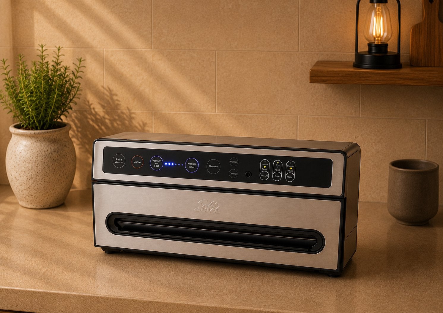 SOLIS VertiVac Plus Volautomatisch Vacuümmachie met geheugen, Ophalen, Zo goed als nieuw