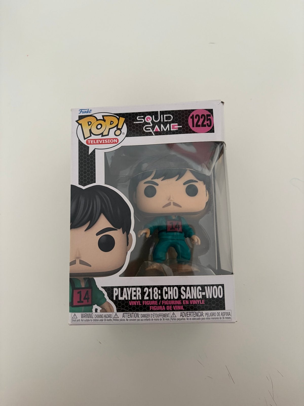 Funko Pop! Squid Game - Cho Sang-Woo (Player 218), Ophalen, Nieuw