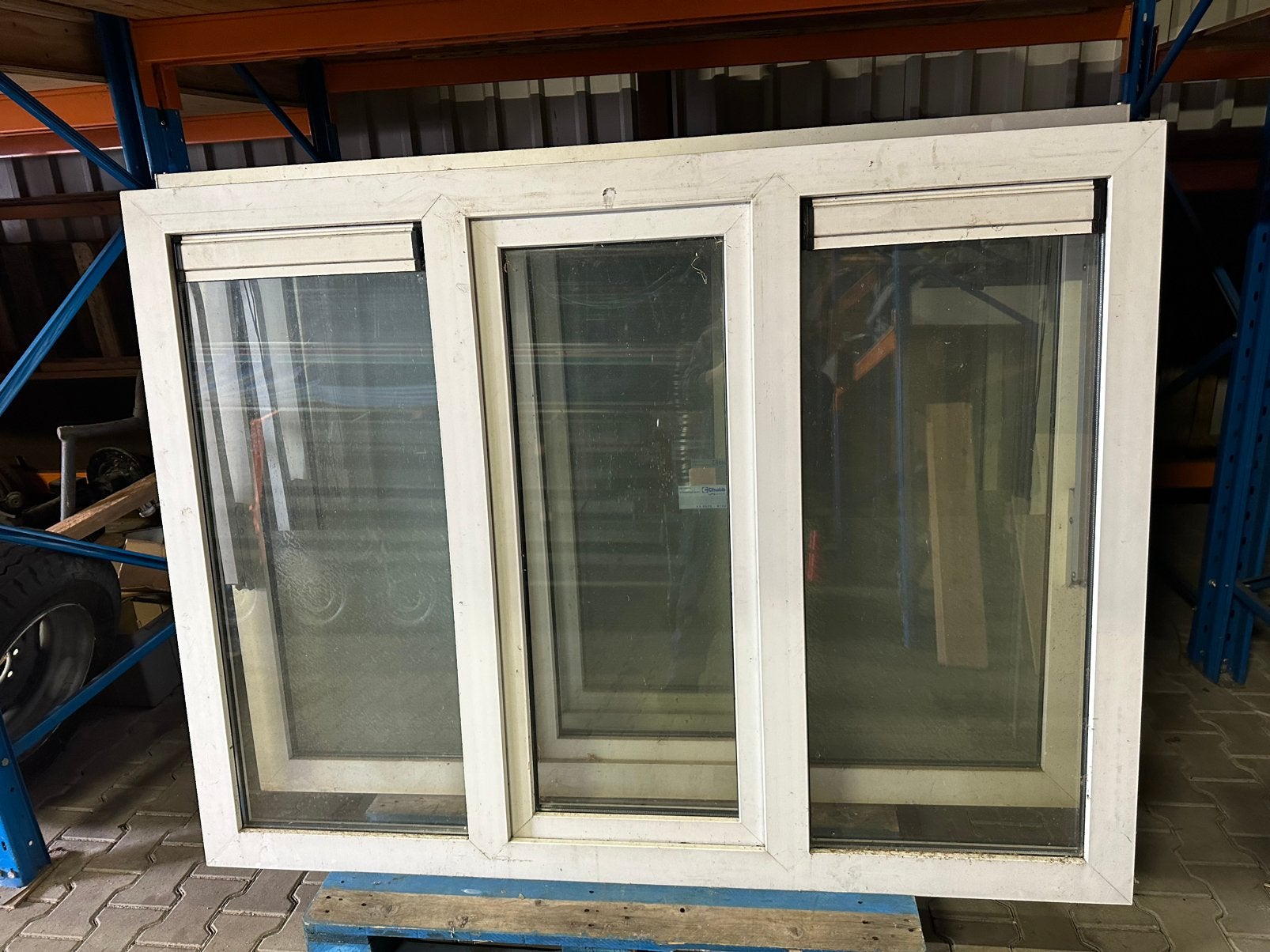 Kunststof kozijnen met thermopane glas, Doe-het-zelf en Verbouw, Kozijnen en Schuifpuien, Kunststof, Gebruikt, Raamkozijn, Ophalen