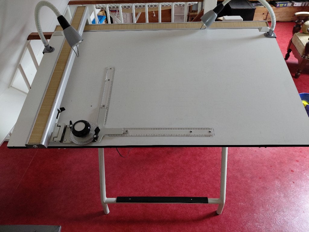 Gebruikte tekentafel, Ophalen, Overige materialen, Gebruikt, 100 tot 150 cm