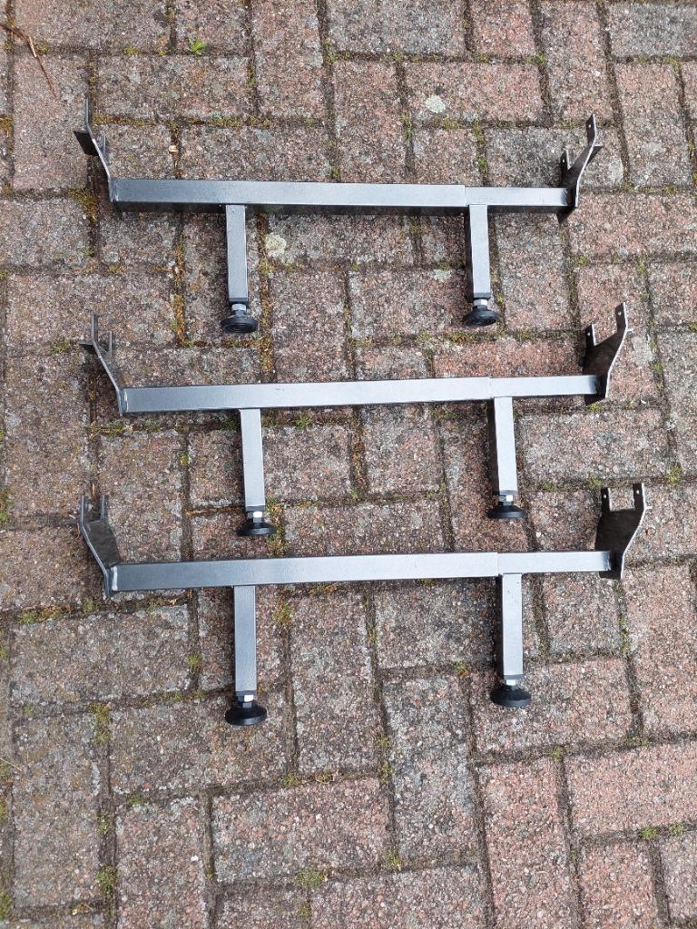 Verstelbare poten set voor lattenbodem, Ophalen, Verstelbaar, 90 cm, Tweepersoons